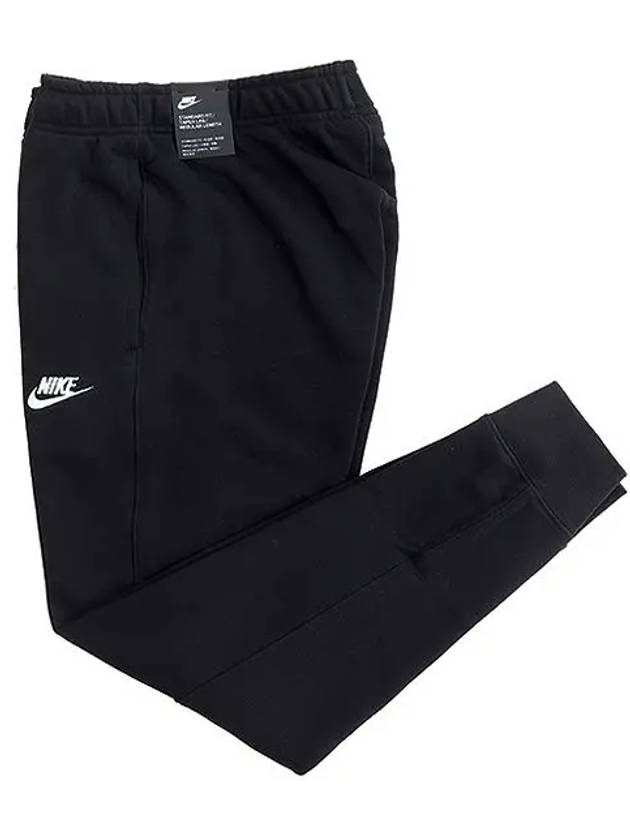 Club French Terry Track Pants Black - NIKE - BALAAN 3