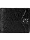 Men's Interlocking G Logo Leather Bicycle Wallet Black - GUCCI - BALAAN 1