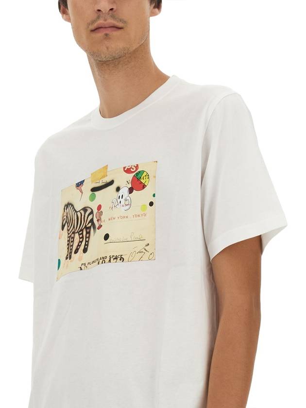 23 fw Zebra Card T-Shirt M2R 011R LP425001 B0040499322 - PAUL SMITH - BALAAN 5