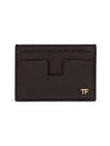 Men's Gold Logo Card Wallet Brown - TOM FORD - BALAAN 3