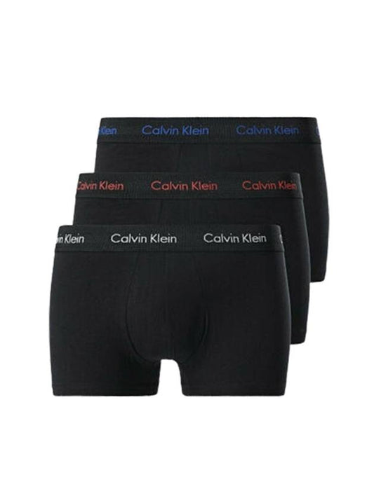 Low Rise Briefs 3 Pack Black - CALVIN KLEIN - BALAAN 1