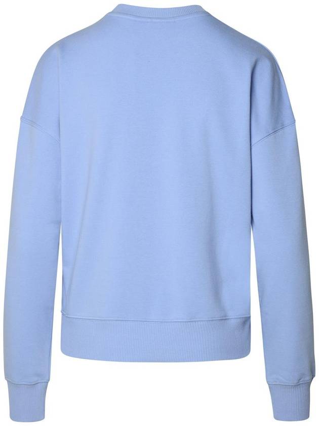 Chiara Ferragni Light Blue Cotton Blend Sweatshirt - CHIARA FERRAGNI - BALAAN 3