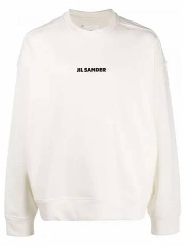 JPUT707532 Plus Logo Cotton Sweatshirt 1207592 - JIL SANDER - BALAAN 1