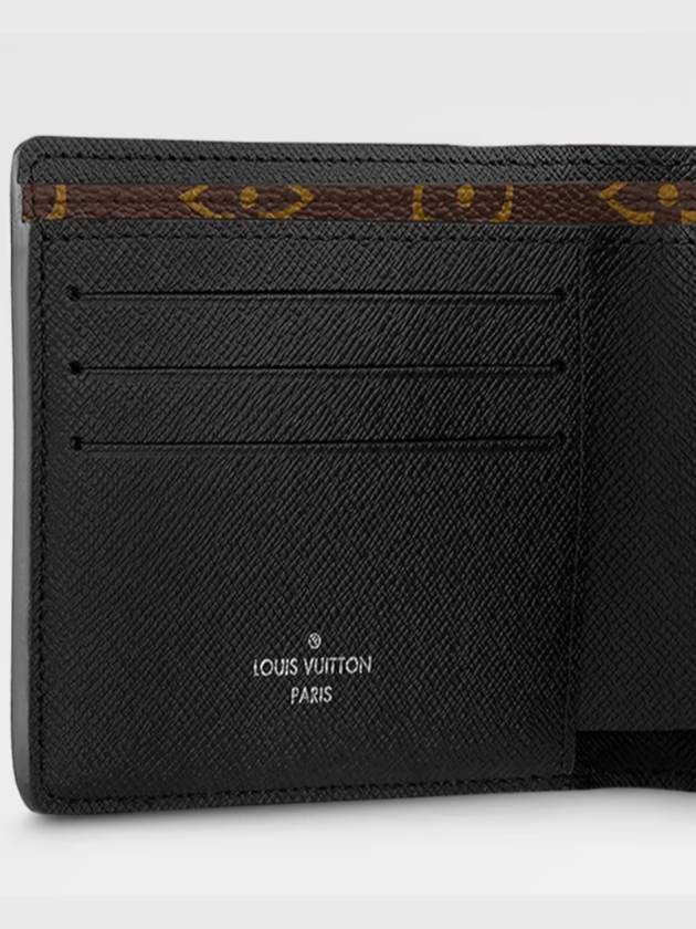 Multiple Half Wallet Brown Black - LOUIS VUITTON - BALAAN 9