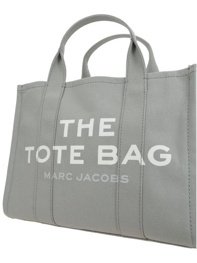 Logo Medium Canvas Tote Bag Grey - MARC JACOBS - BALAAN 6