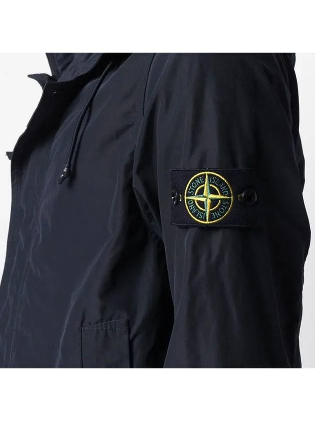 Micro Reps Wappen Patch Zip-Up Jacket Navy - STONE ISLAND - BALAAN 6