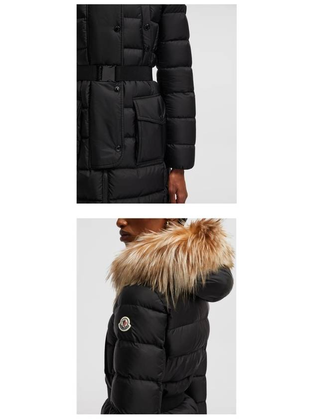 KHLOE Long Down Jacket Black Women s Padding 1C00023 5968E 99M TSSW - MONCLER - BALAAN 5