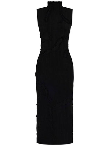 Alexander McQueen Wool Dress, Women's, Black - ALEXANDER MCQUEEN - BALAAN 1