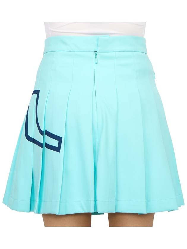 Naomi Pleated Skirt Aruba Blue - J.LINDEBERG - BALAAN 7