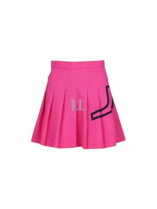 Naomi Pleated Skirt Fuchsia Purple - J.LINDEBERG - BALAAN 2