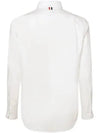 Bird Branch Cotton Long Sleeve Shirt White - THOM BROWNE - BALAAN 5