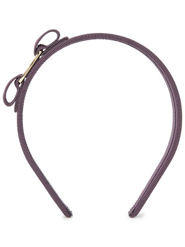 Vara Bow Hairband Oxblood - SALVATORE FERRAGAMO - BALAAN 3