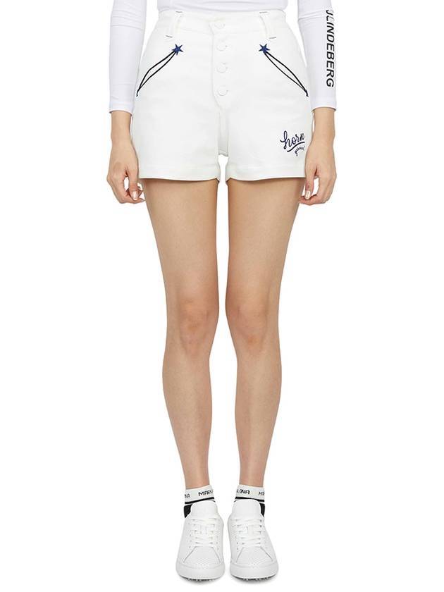 Women's Rocker Shorts White - HORN GARMENT - BALAAN 1