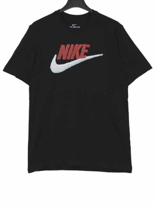 Men's NSW Futura Mark Short Sleeve T-Shirt Black - NIKE - BALAAN 2