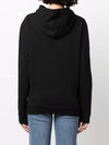 Signature Logo Hooded Top Black - SAINT LAURENT - BALAAN 5