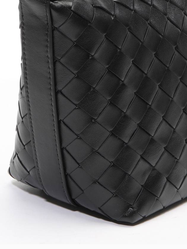 Candy Wallace Intrecciato Tote Bag Black - BOTTEGA VENETA - BALAAN 8