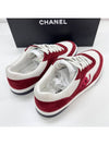 CC Logo Jenny Sneakers Men s Burgundy G39978 - CHANEL - BALAAN 3