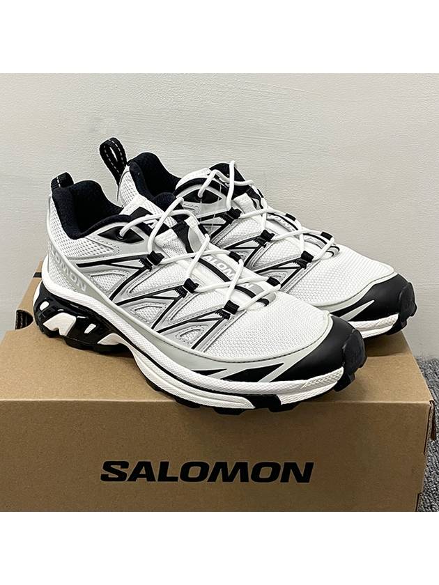 XT-6 Expanse Low Top Sneakers White Metal Black - SALOMON - BALAAN 3