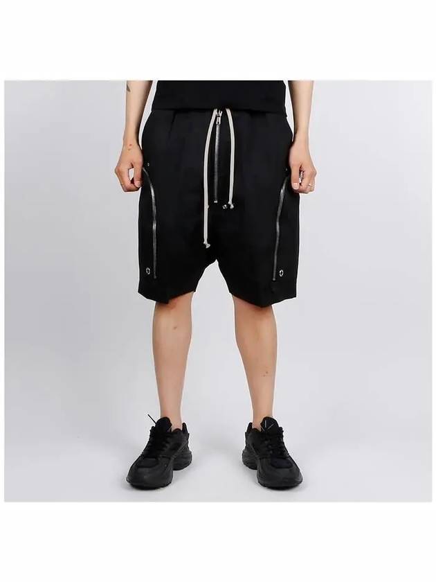 Bauhaus Bela Drawstring Shorts Black - RICK OWENS - BALAAN 3