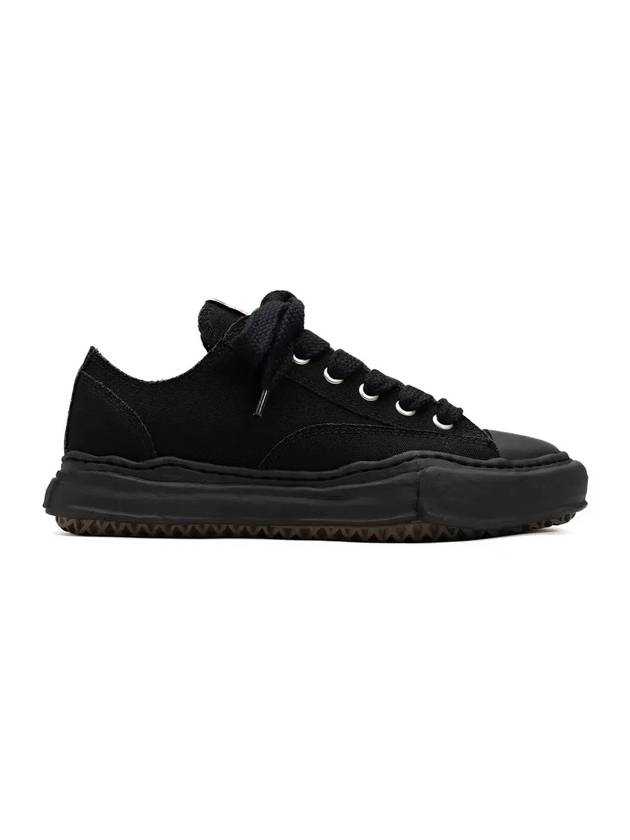 Peterson23 OG Sole Canvas Low Top Sneakers Black - MIHARA YASUHIRO - BALAAN.