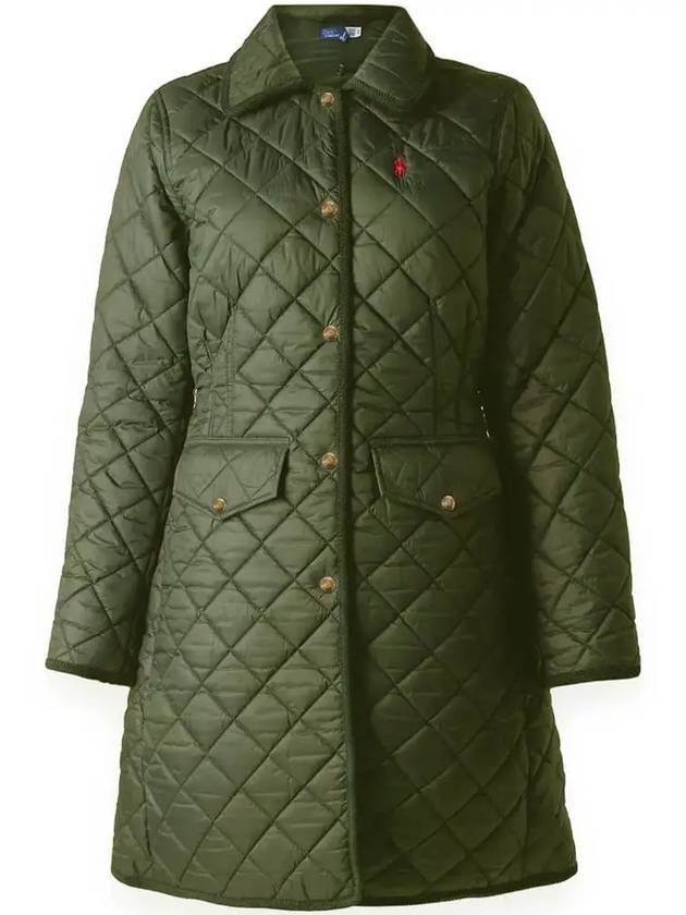 Pony Diamond Quilting Long Jacket 211940997 003 - POLO RALPH LAUREN - BALAAN 2