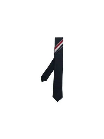 Three-Line Engineer Stripe Wool  Neck Tie Navy - THOM BROWNE - BALAAN 2