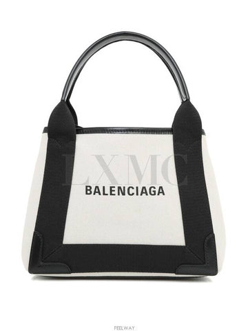 Cabas XS Canvas Leather Tote 390346 Cross Bag - BALENCIAGA - BALAAN 1