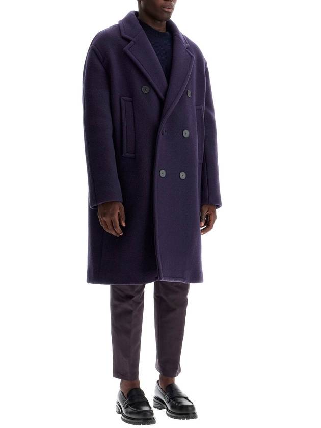 double-breasted heavy wool coat - LANVIN - BALAAN 2