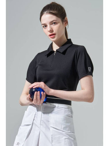 Essential short-sleeved collared t-shirtBK - BLUDOT - BALAAN 1