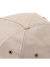 Label Print Cotton Gabardine Ball Cap Soft Phone - BURBERRY - BALAAN 9