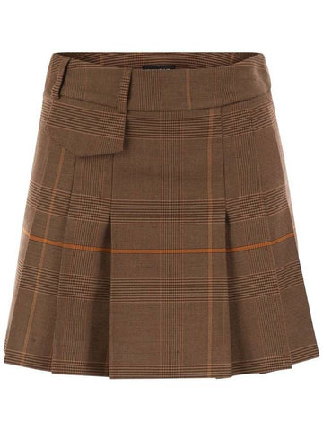 Prince of Wales mini skirt - DONDUP - BALAAN 1