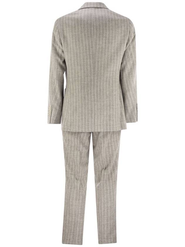 Pinstripe suit of alpaca and comfort wool - BRUNELLO CUCINELLI - BALAAN 2