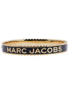 The Medallion Large Bangle Bracelet Black - MARC JACOBS - BALAAN 4