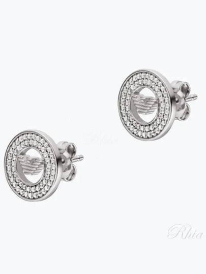 Stud Earrings Silver - EMPORIO ARMANI - BALAAN 2