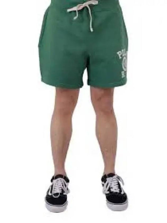 Savings Logo Fleece Shorts Green - POLO RALPH LAUREN - BALAAN 1