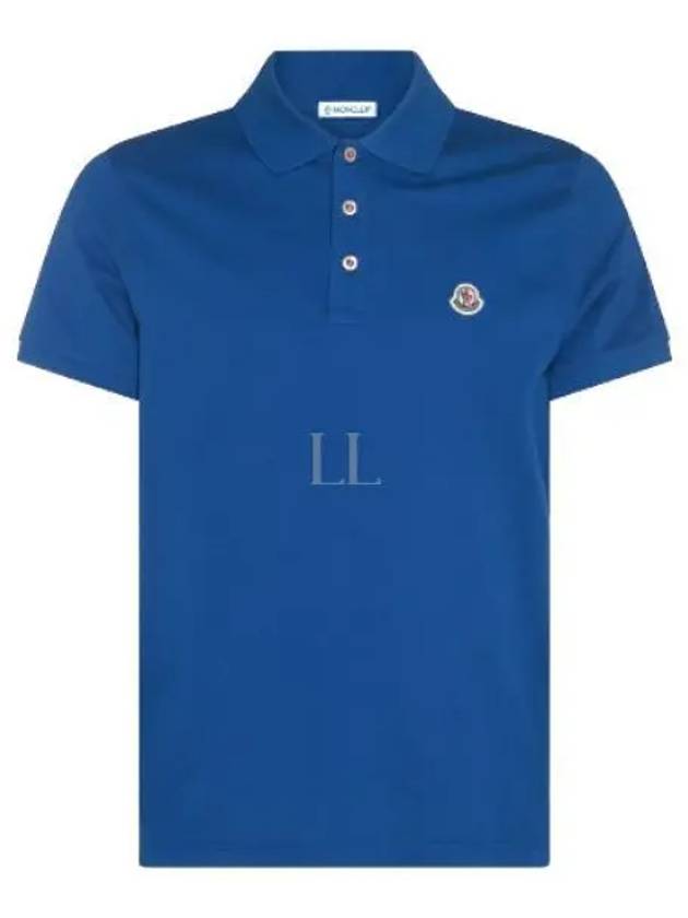 Logo Patch PK Shirt Blue - MONCLER - BALAAN 2