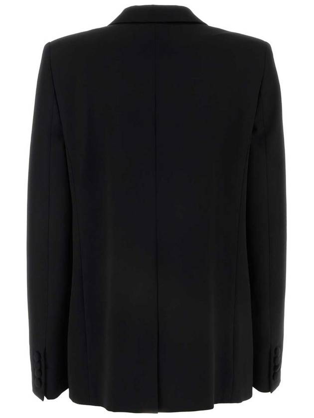 Double breasted wool jacket black - STELLA MCCARTNEY - BALAAN 3