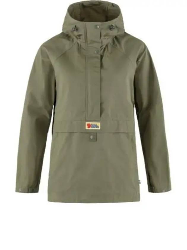 Women's Vardag Anorak Track Jacket Green - FJALL RAVEN - BALAAN 2