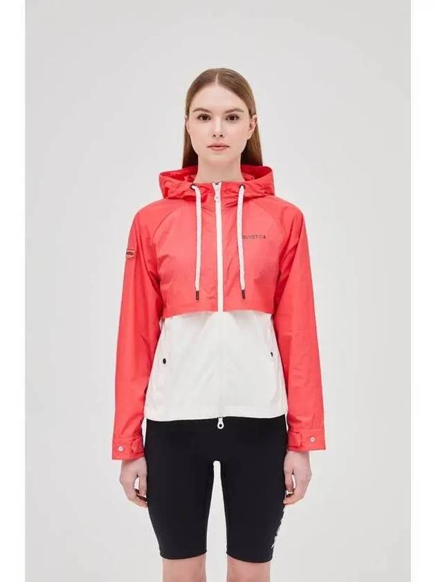 Saona Light Red Women s Wind Jacket - DUVETICA - BALAAN 1