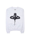 Spray ORB Raglan Sweatshirt White - VIVIENNE WESTWOOD - BALAAN 2