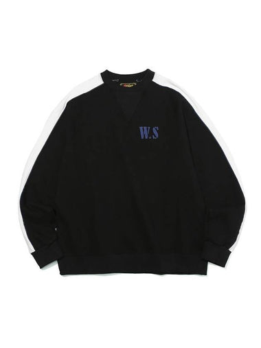 Piping Block Sweatshirt Black - OGARP - BALAAN 1