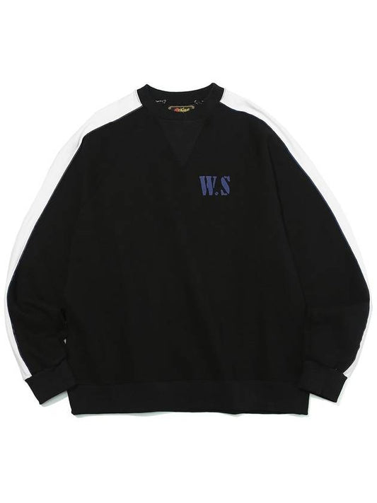 Piping Block Sweatshirts Black - OGARP - BALAAN 1