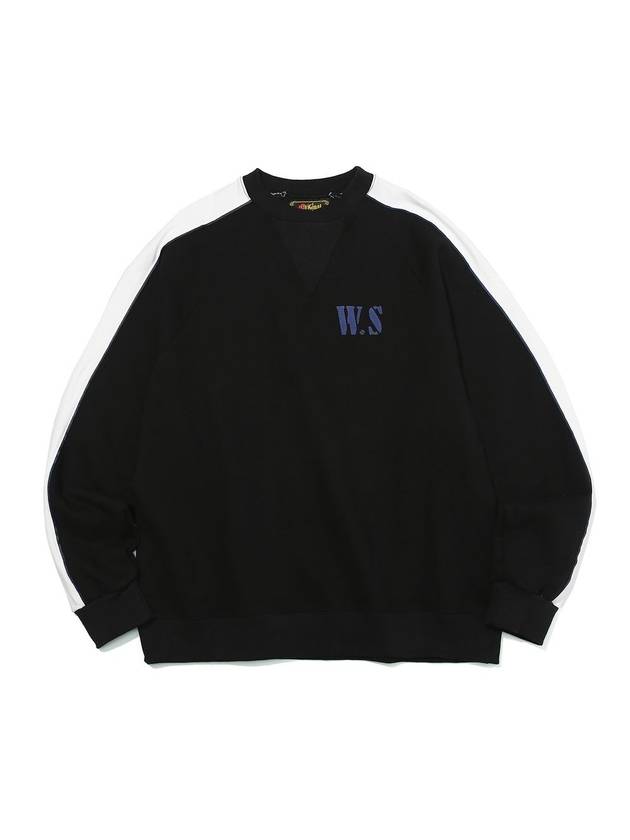 Piping Block Sweatshirt Black - OGARP - BALAAN 2