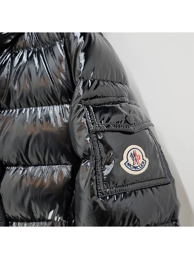 Women s Logo Patch BARANTE Down Padded Short Jacket Black 1A00017 597EU 999 - MONCLER - BALAAN 4