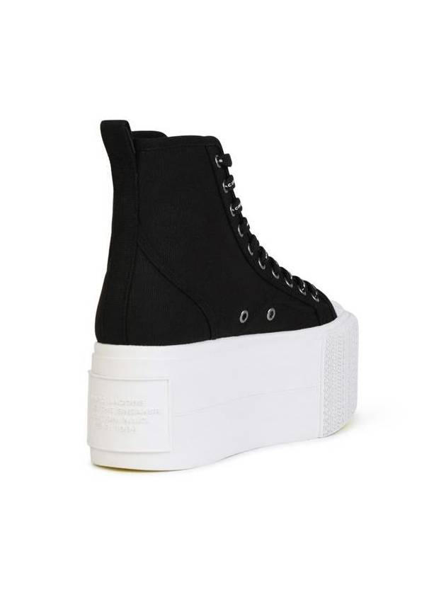 Marc Jacobs 'Hight Top Platform' Black Tela Sneakers - MARC JACOBS - BALAAN 3