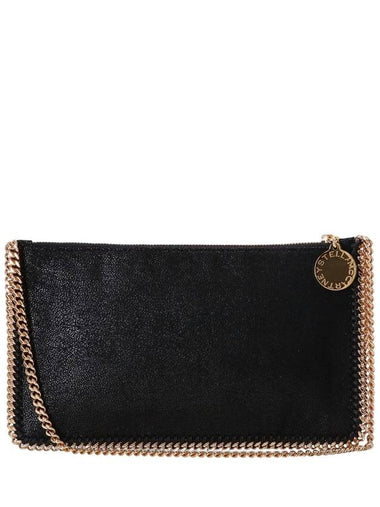 Stella McCartney Accessoir Eco Shaggy Deer Clutch W/Gold Color Chain - STELLA MCCARTNEY - BALAAN 1