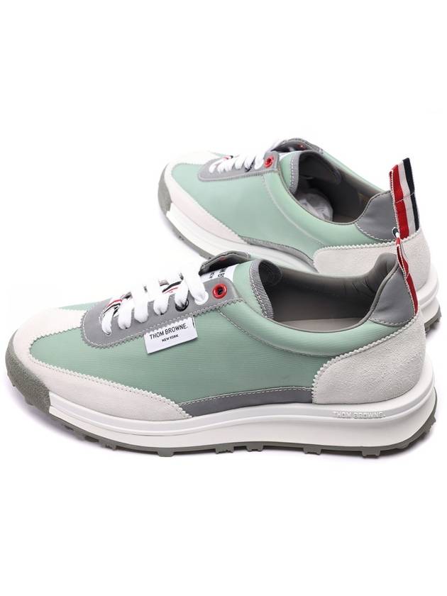 Tech Runner Low Top Sneakers Green - THOM BROWNE - BALAAN 7