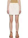 Sarah Short A-line Skirt White - A.P.C. - BALAAN 2