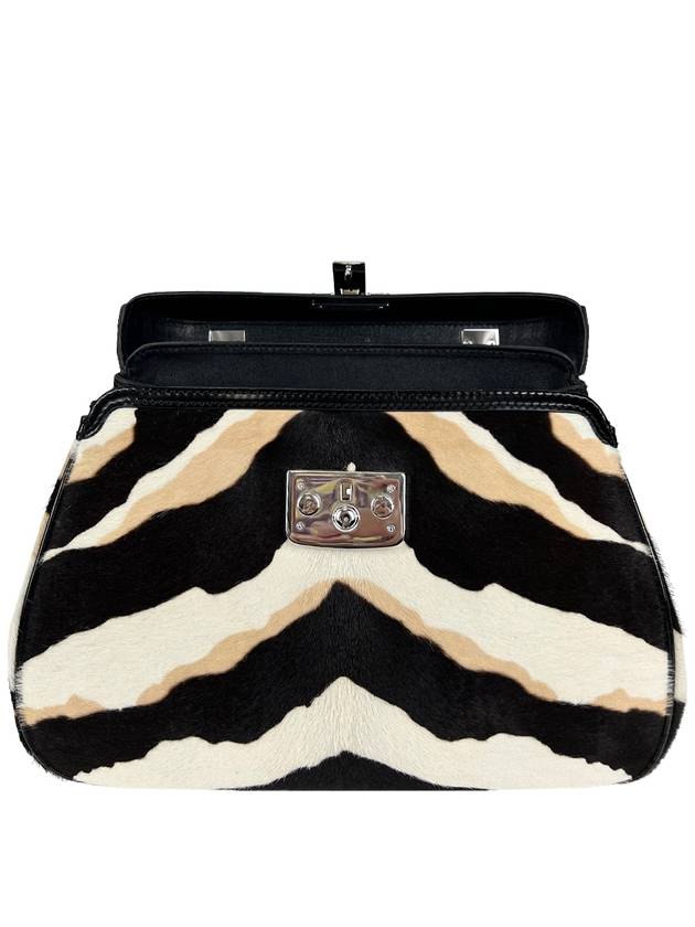 Tiger Print Bamboo Calf Rock Handbag - GUCCI - BALAAN 5