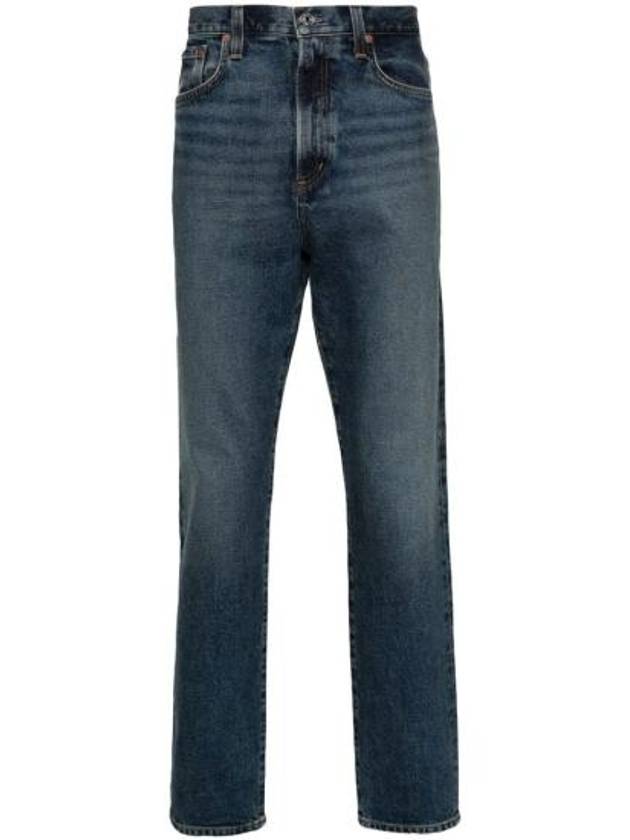 Denim Straight Pants A648 1279 PRMTR BLUE - AGOLDE - BALAAN 1